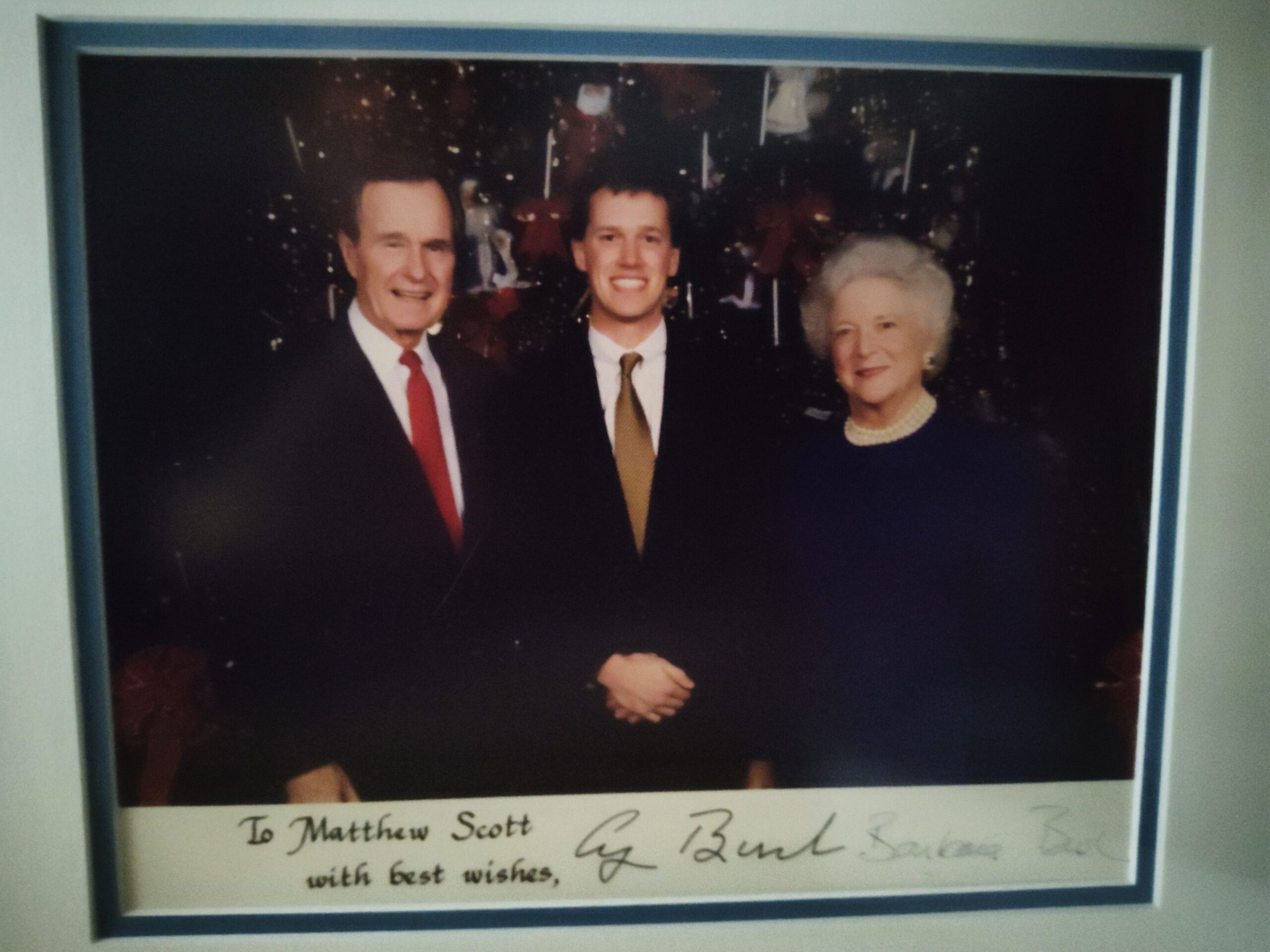 President and Barbara Bush